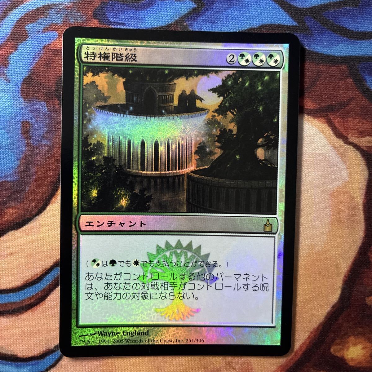 MTG マジックザギャザリング foil ラヴニカ:ギルドの都 日本語 特権階級/Privileged Position拍卖