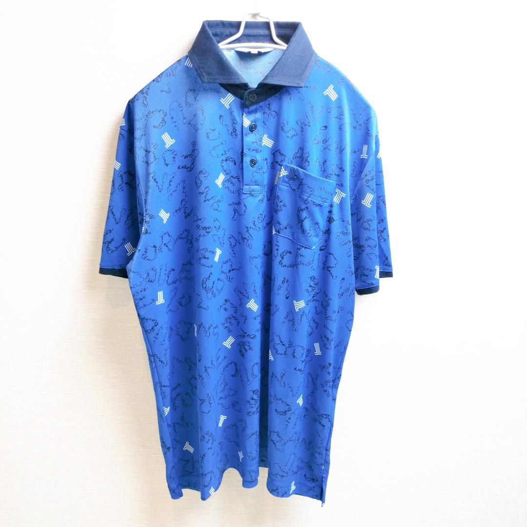 美品 ランバン スポール 総柄 ポロシャツ M 42 LANVIN SPORTS拍卖