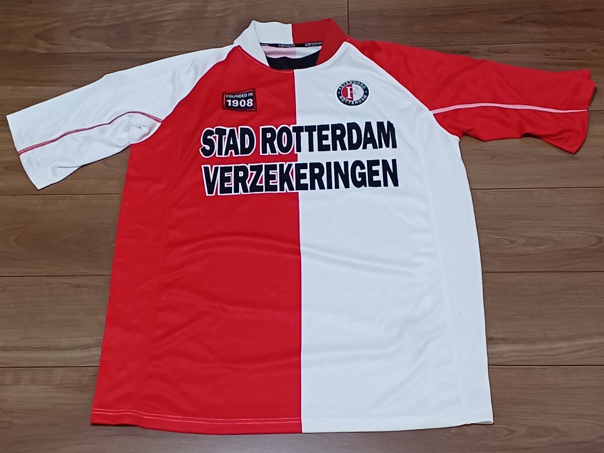 Kappa サッカー フェイエノールト ユニフォーム ホーム 2002-03 L サイズ ルーマニア製 中古 FEYENOORD拍卖