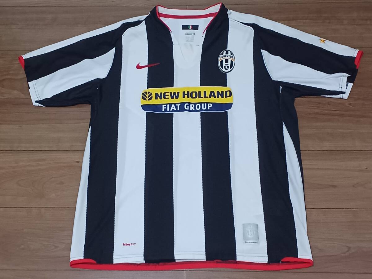 NIKE サッカー ユヴェントス ユニフォーム ホーム 2007-08 Lサイズ 中古 良品 ナイキ モロッコ製 21314781拍卖