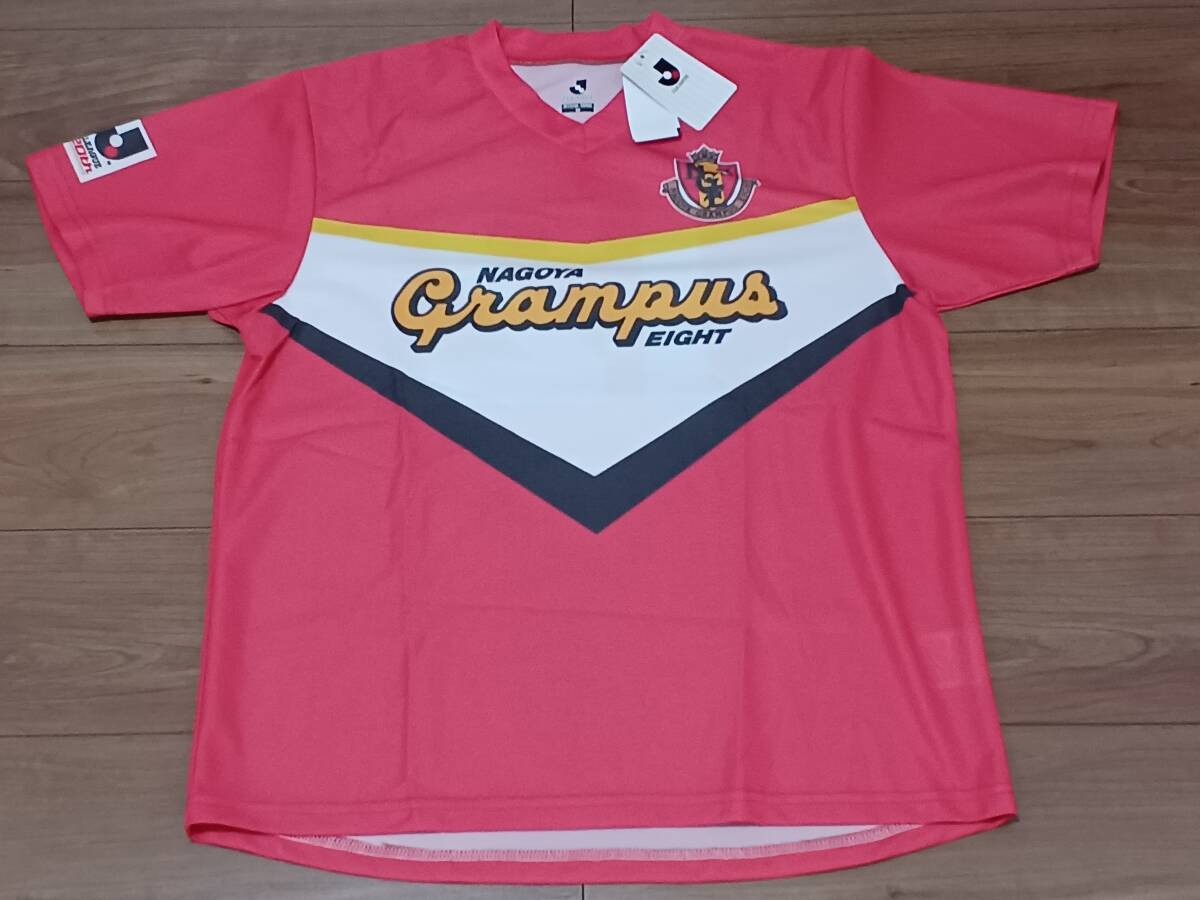 名古屋 グランパス 20周年 ユニフォーム 柄 Tシャツ 1993 モデル Mサイズ タグ付き 未使用 Jリーグ オフィシャル グッズ 拍卖