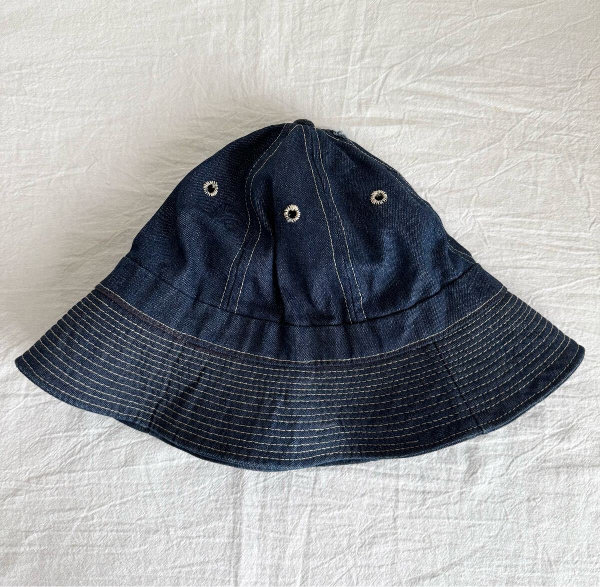 1980s デニムハット UNION LABEL USA製 ARMY HAT アーミーハット WWⅡ ヴィンテージ拍卖