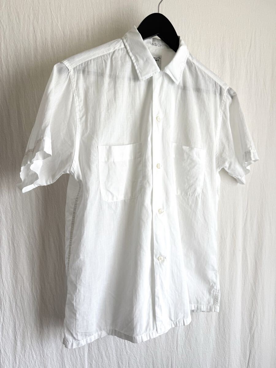 1960s PENNEY'S TOWNCRAFT オープンカラー コットンシャツ USA製 表記M ペニーズ タウンクラフト ヴィンテージ拍卖