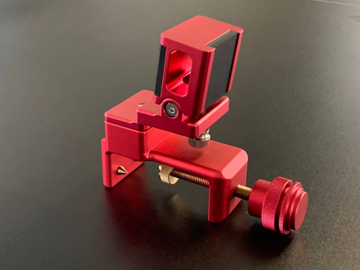 同梱発送可 当社オリジナル アルミ削り出し 角度チェンジャー万力 赤拍卖