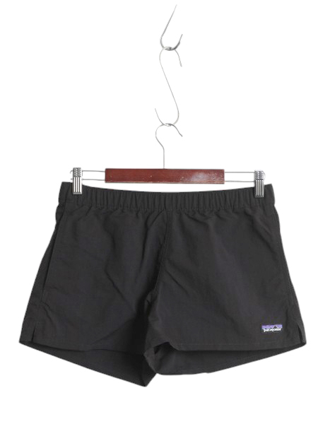 パタゴニア ベアリー バギーズ ショーツ レディース S 古着 22年製 アウトドア ナイロン ショートパンツ 短パン 海パン スイム 水陸両用 黒拍卖
