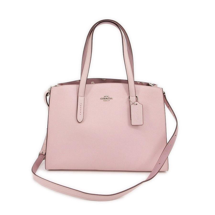 超美品 コーチ COACH トートバッグ ショルダーバッグ CHARLIE チャーリー キャリーオール レディース拍卖