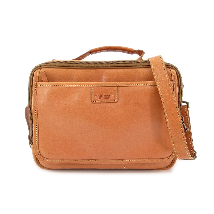 送料無料 ハートマン hartmann ショルダーバッグ トートバッグ 2WAY レザー ブラウン メンズ拍卖