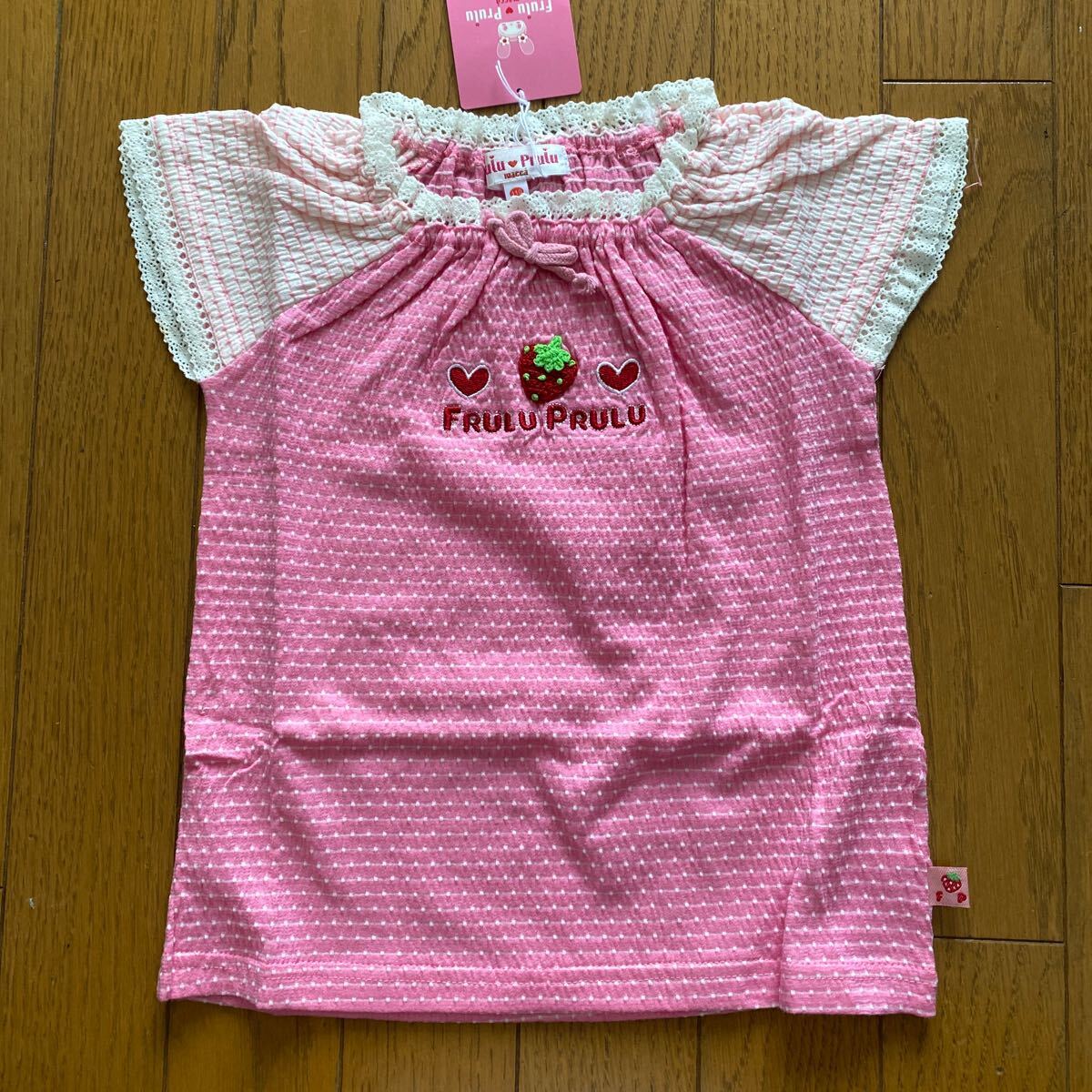 SALE 未使用 マッカ 半袖Tシャツ 110 ピンク 女の子 カットソー拍卖