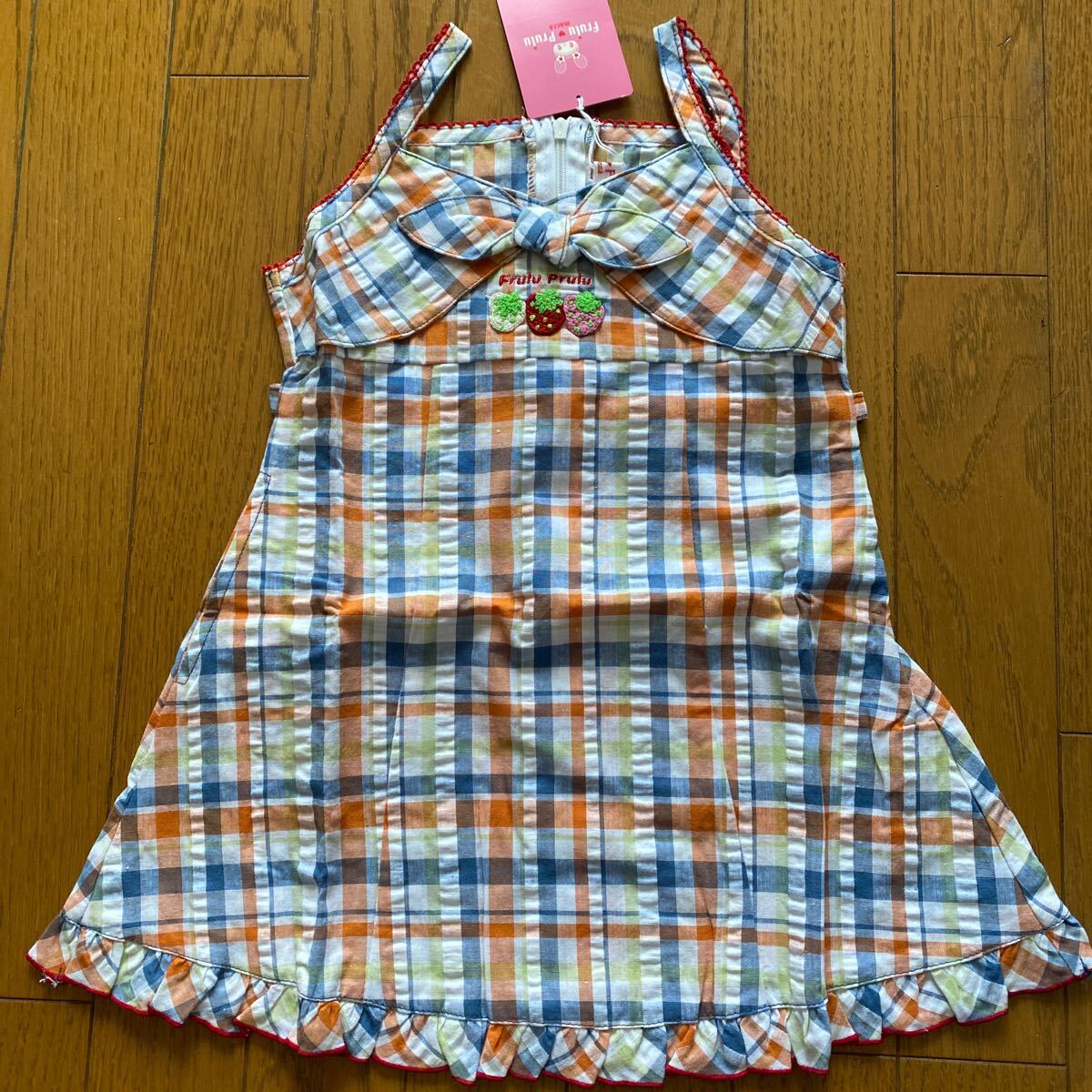 SALE 未使用 マッカ ワンピース 100 チェック ワンピース拍卖