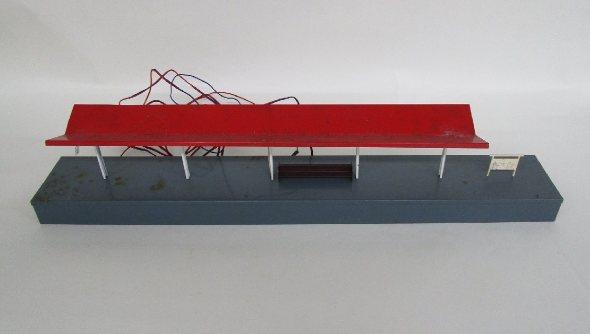 メーカー不明 駅 プラットフォーム スチール製【ジャンク】ukh060612拍卖