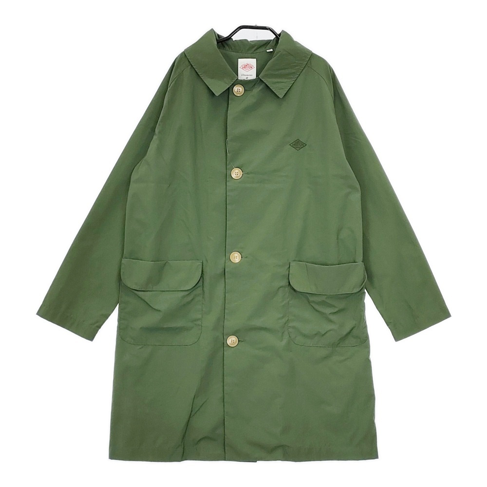 Danton ナイロンタフタ ワークコート 14SWS-001 JD-8449 ステンカラーコート グリーン ダントン 5-0707M 262782拍卖