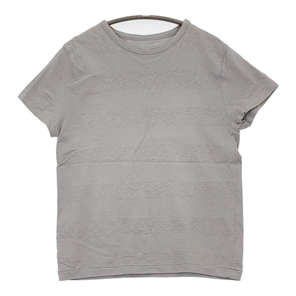中川政七商店 ボーダー 半袖Tシャツ カットソー グレー 中川政七商店 5-0708S 265528拍卖
