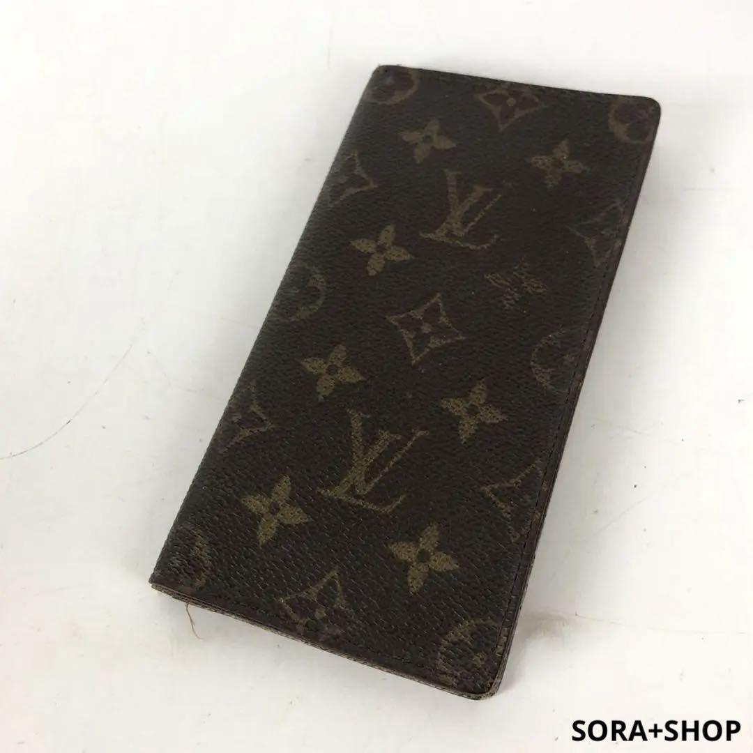 LOUIS VUITTON ルイヴィトン モノグラム 長札入れ 二つ折り財布 定番 人気 真贋鑑定済み 送料無料 即決OK拍卖