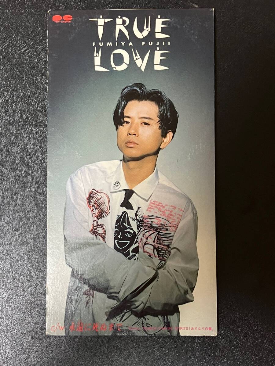 中古音楽CDシングル☆藤井フミヤ/TRUE LOVE/ドラマ「あすなろ白書」主題歌  オリジナルカラオケ付拍卖