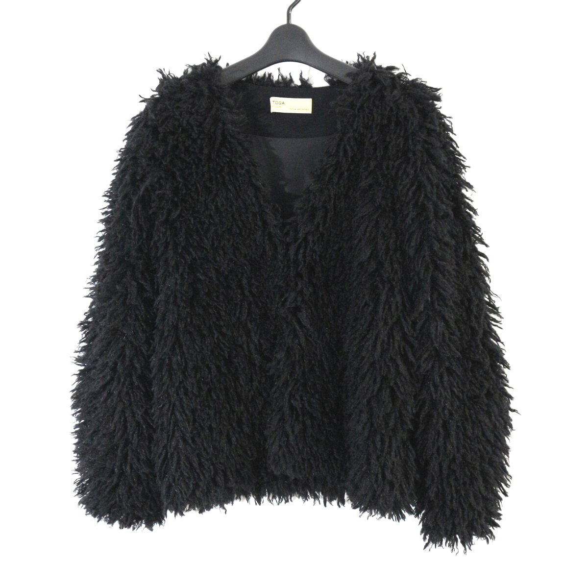 TOGA PULLA 12AW モールファーノーカラージャケット / カーディガン 1 TP22-JO262 トーガプルラ拍卖