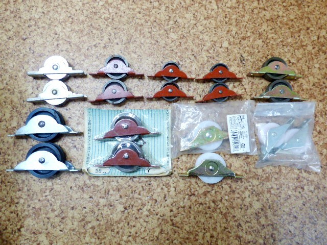 み31●戸車まとめ売り●30mm/34mm/36mm/24mm/オイルレスローラー/ヨコヅナ/シンギ/平型/サイズいろいろ/DIY/扉修理拍卖