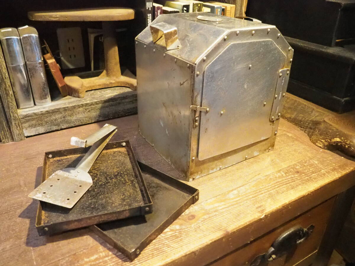 【持ち運び型簡易オーブン】キャンプアウトドア燻製バーベキュースチール組み立て式薪ストーブコンロ七輪かまどパン屋クッキーピザ窯拍卖