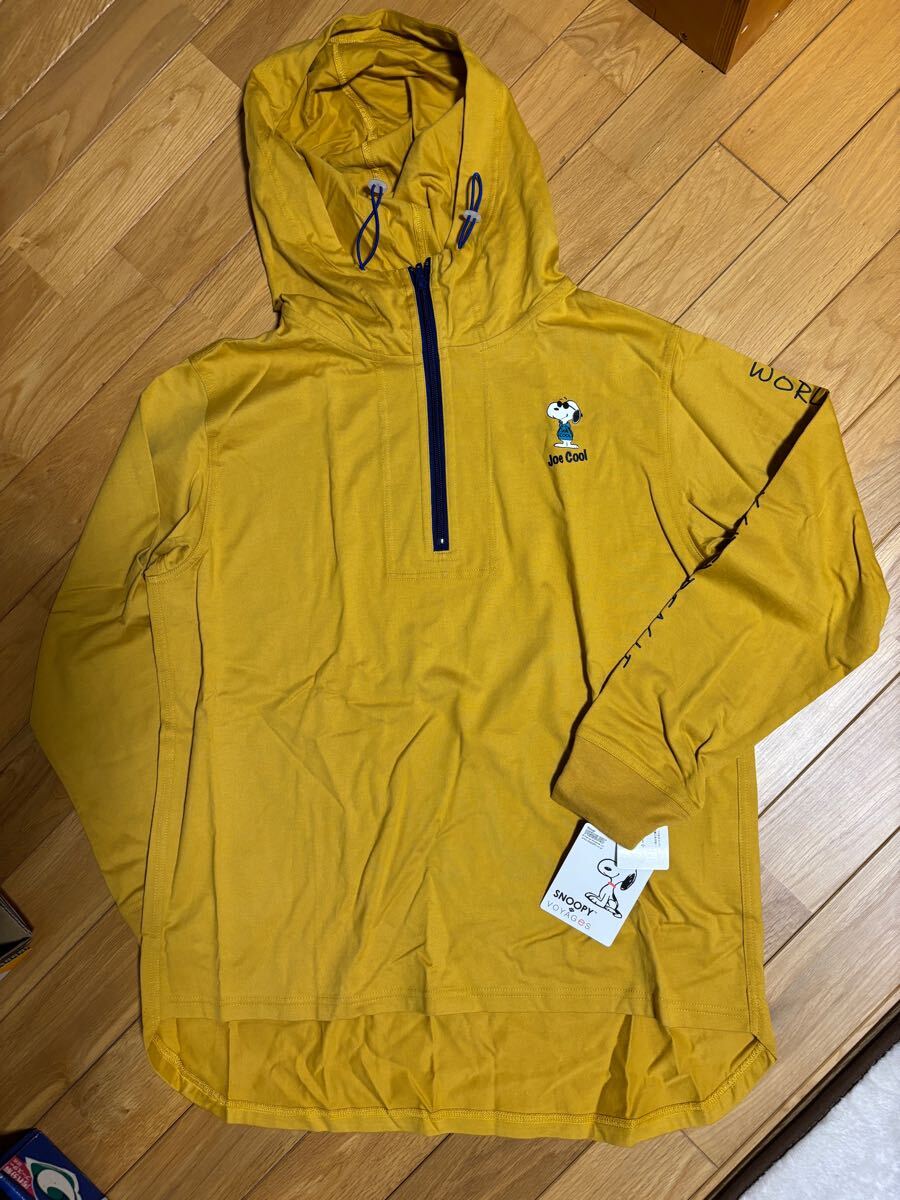 ◎新品未着用 タグ付き スヌーピー×ボヤージュ SNOOPY×VOYAGES センソユニコ プルオーバー 黄 40 サイズ イエロー レディース 拍卖