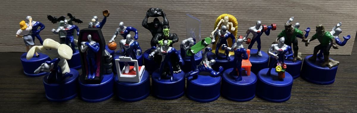 ペプシコーラ キャップフィギア コレクション17体 ダブリあり拍卖