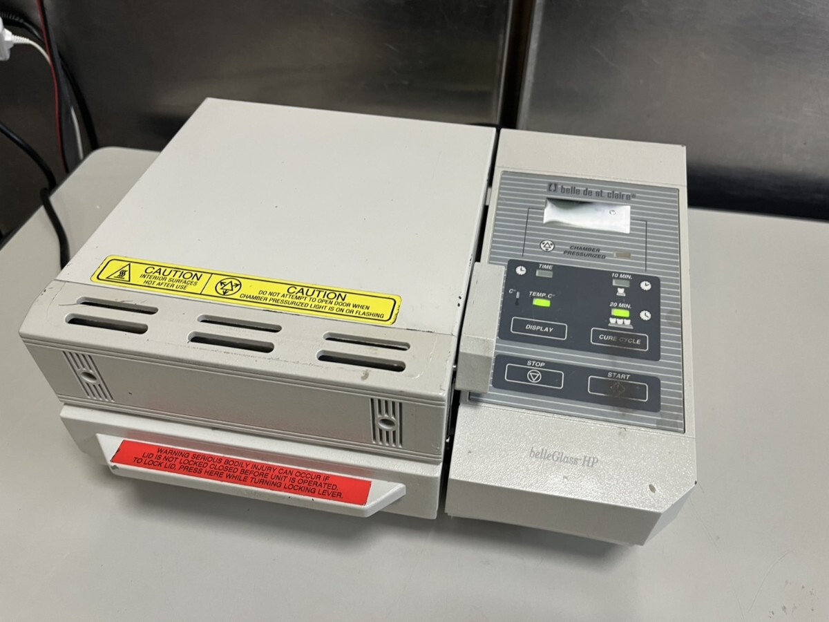 ○ (B) 歯科技工用 belleGlass ベレグラス HP プレミス間接硬化ユニット 焼成器 レジン硬化オーブン 通電確認済 中古品 ③拍卖