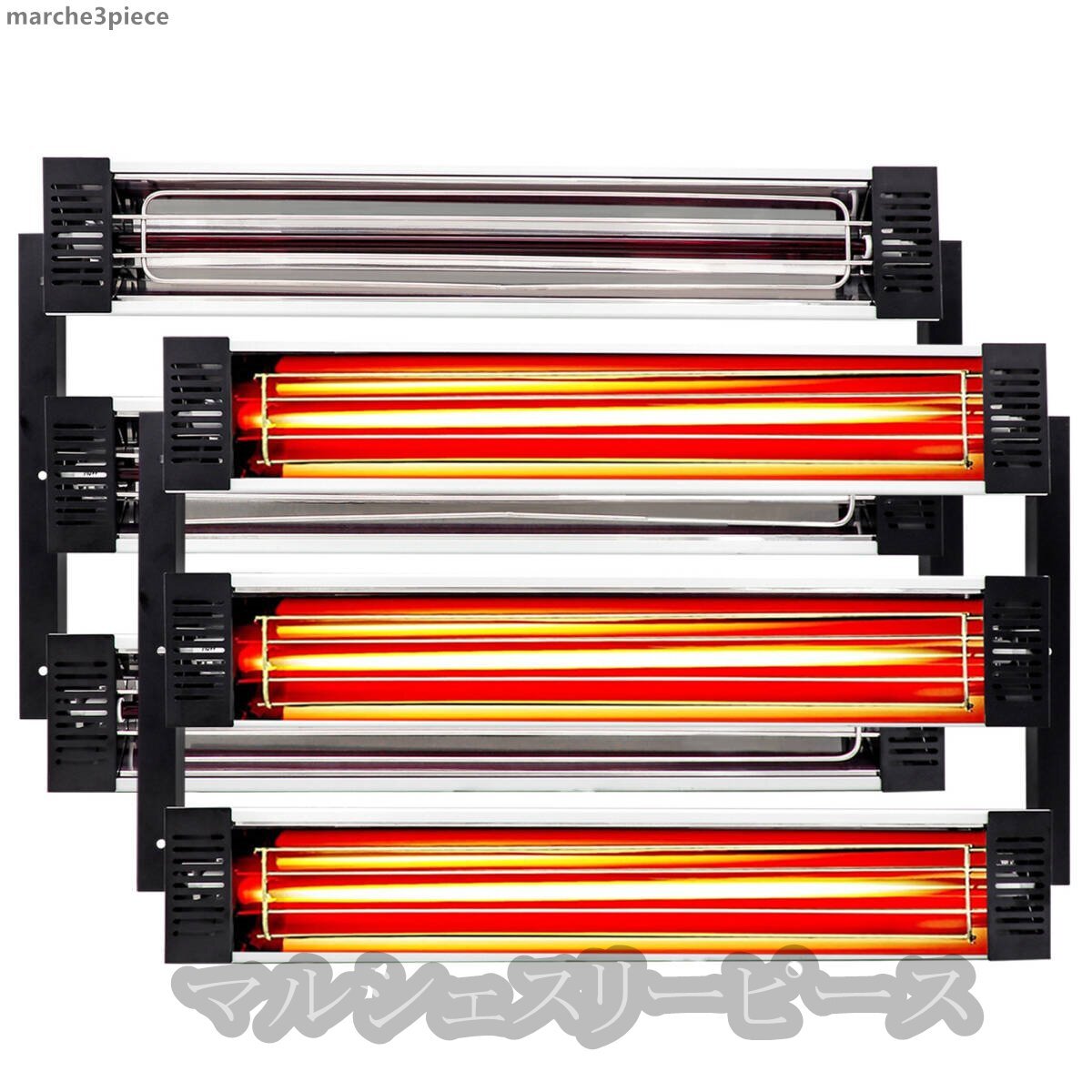 6000W 塗装ヒーター 赤外線ヒーター 塗装 スプレーペイントベーキングルーム 6x1000W ペイントランプ ボディリペア 塗装乾燥ヒーター ペイ拍卖