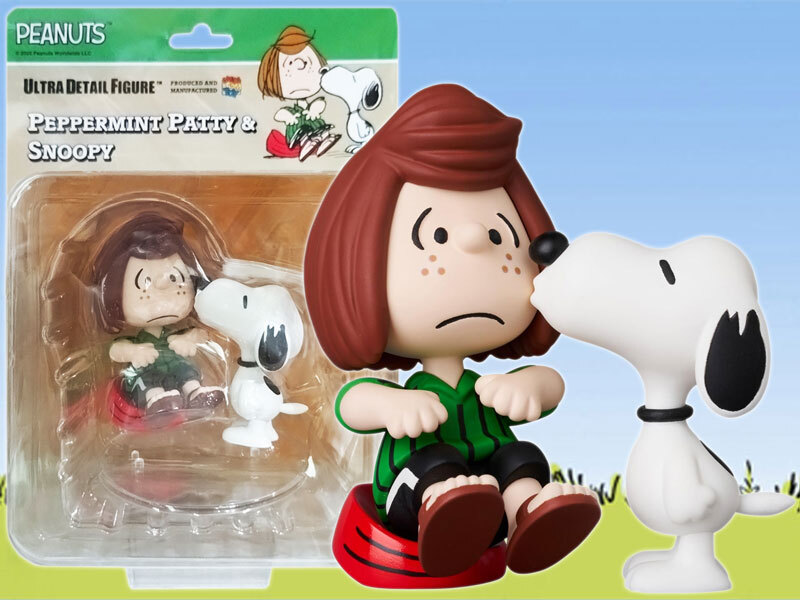 ピーナッツ/ペパーミント・パティ&スヌーピー/UDFウルトラディテールフィギュア/PEANUTS SNOOPY/メディコムトイ/犬/Peppermint Patty拍卖