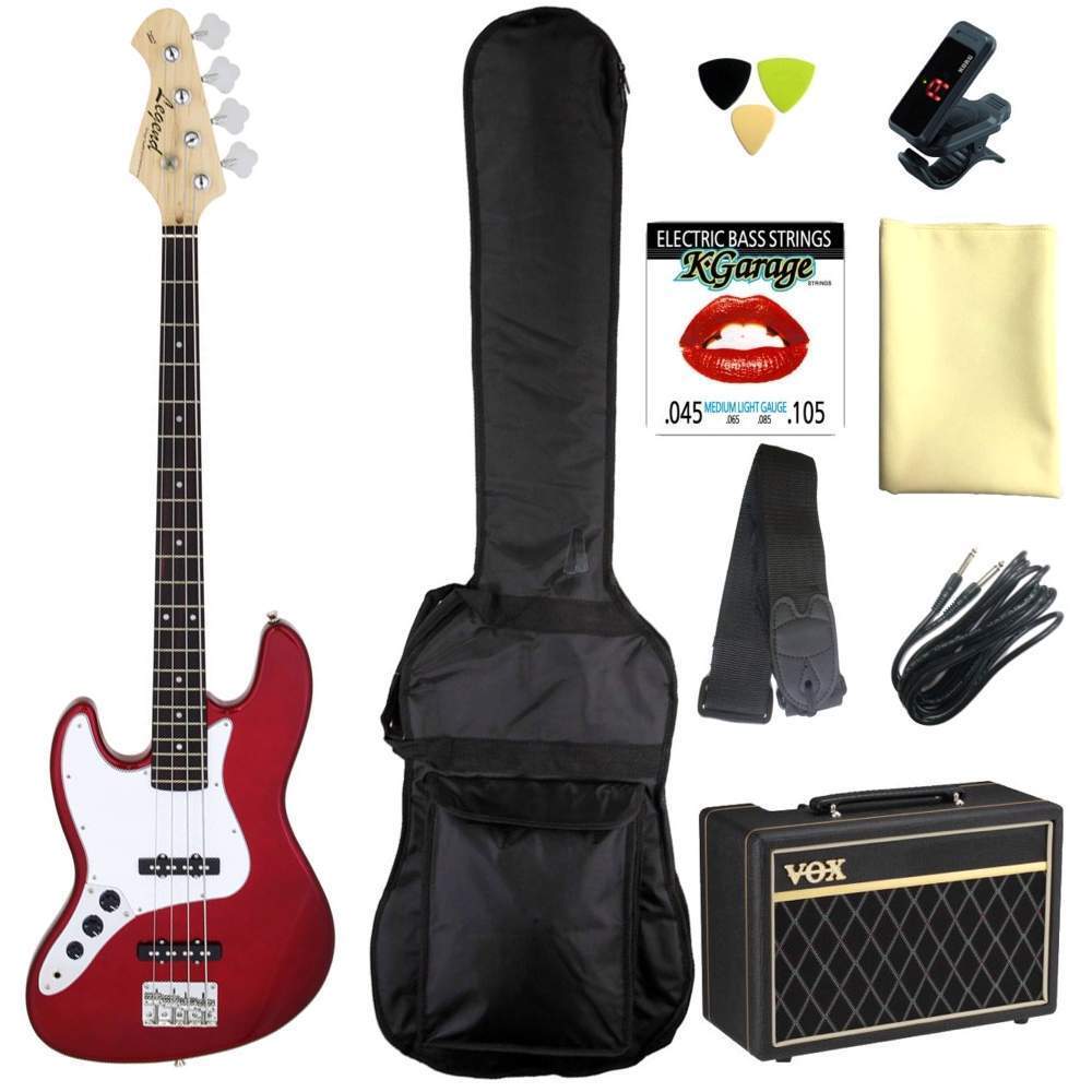 即決◆新品◆送料無料Legend LJB-Z L/H CA(Candy Apple Red) レフトハンド(左利き用) 定番9点セット/VOXアンプ拍卖