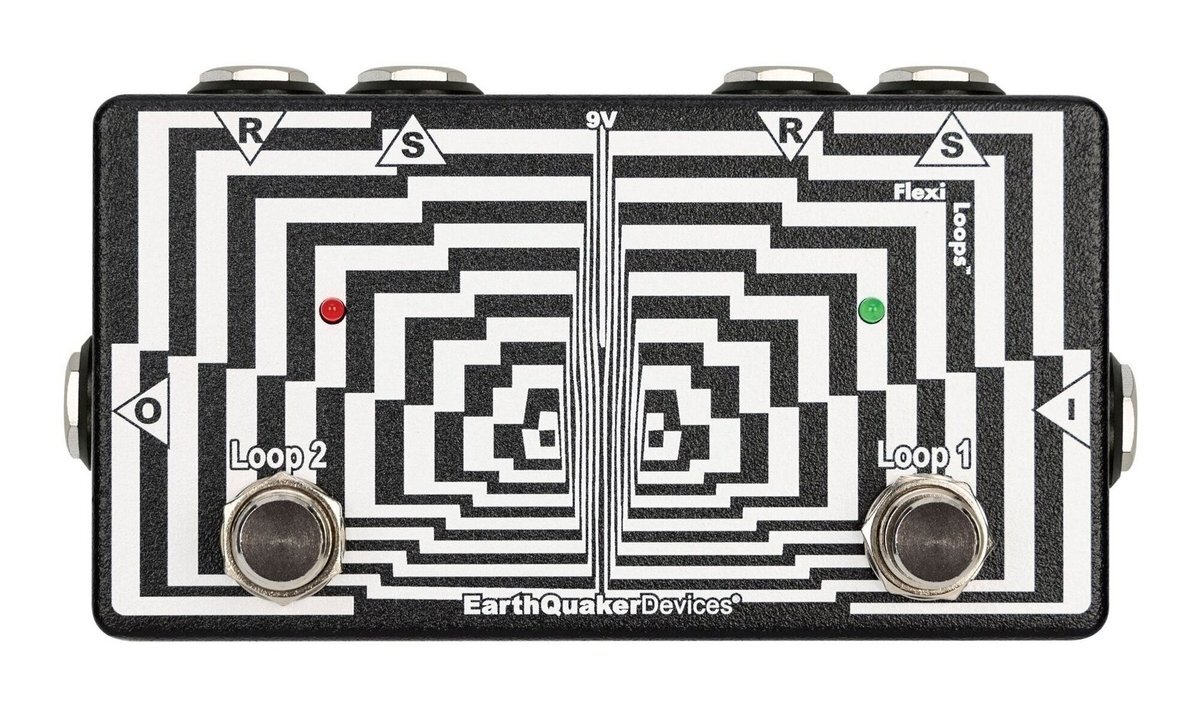 即決◆新品◆送料無料EarthQuaker Devices Flexi Loops EQD フレキシ ループ スイッチャー Flexi Loop Dual Effects Loop Switcher拍卖