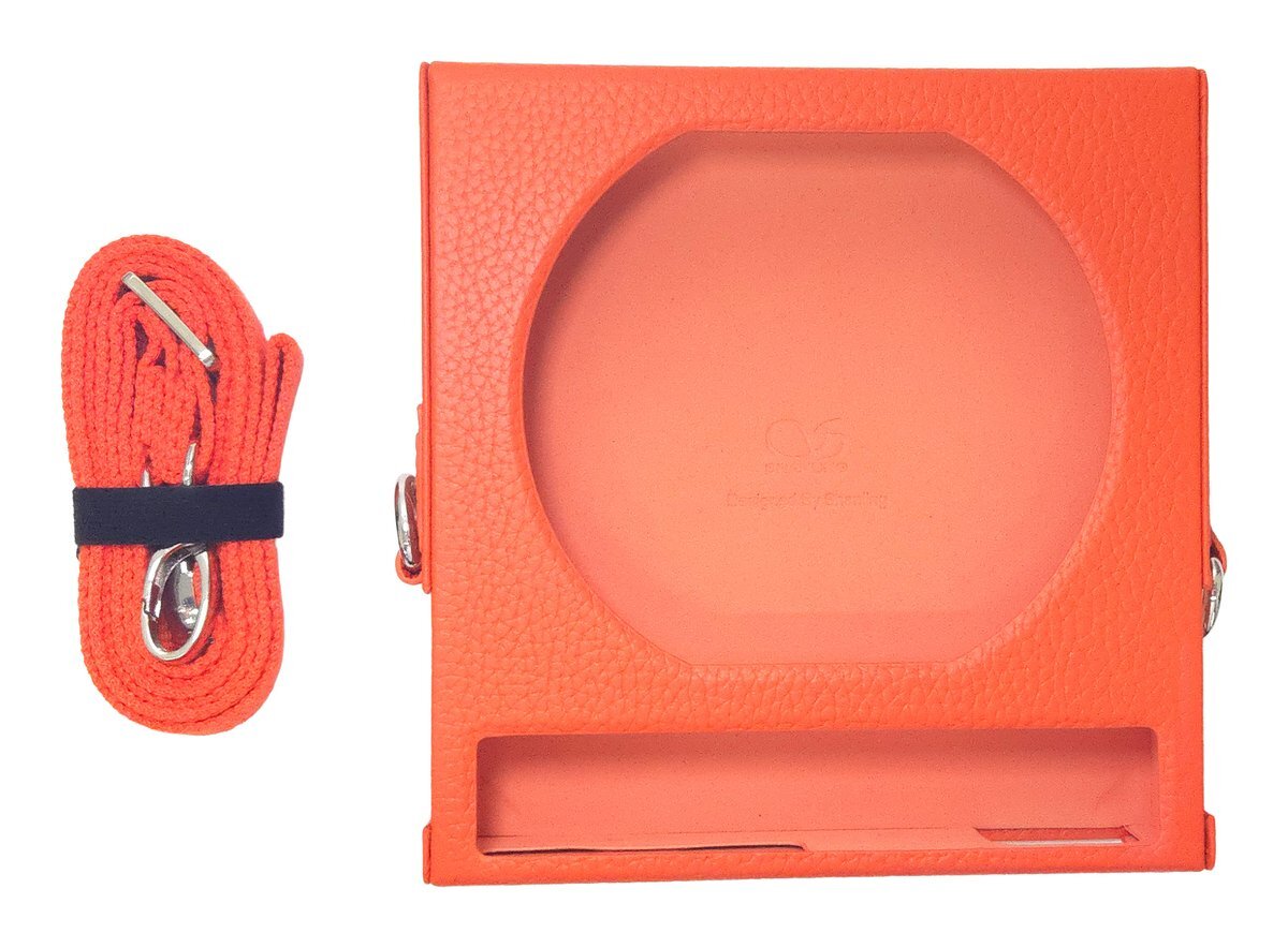 即決◆新品◆送料無料SHANLING EC Zero T Case Orange オレンジ ECCOレザー ケース 取り外し可能ショルダーストラップ付拍卖