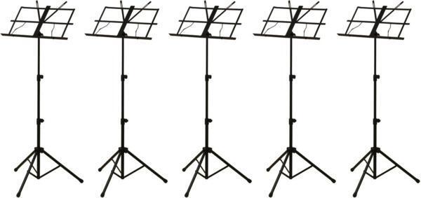 即決◆新品◆送料無料ARIA AMS-40B×5(シンプルな作りのスチール製譜面台/専用ポーチ付拍卖