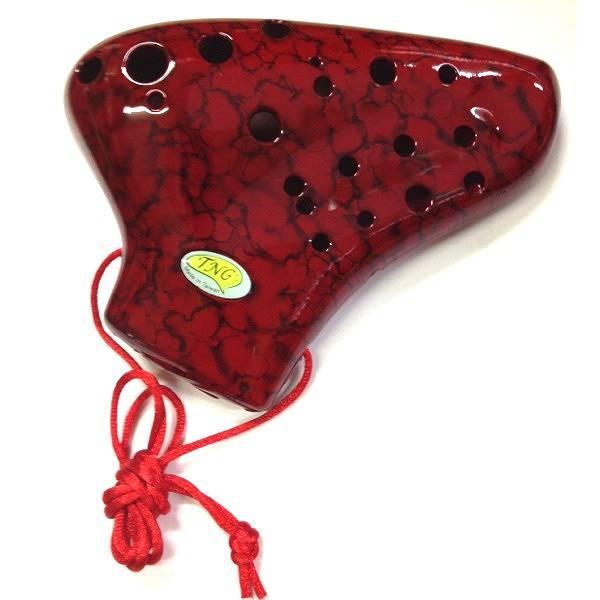 即決◆新品TNG Pla03-AC-Red(プラスチック トリプル オカリナ AC アルトC調拍卖