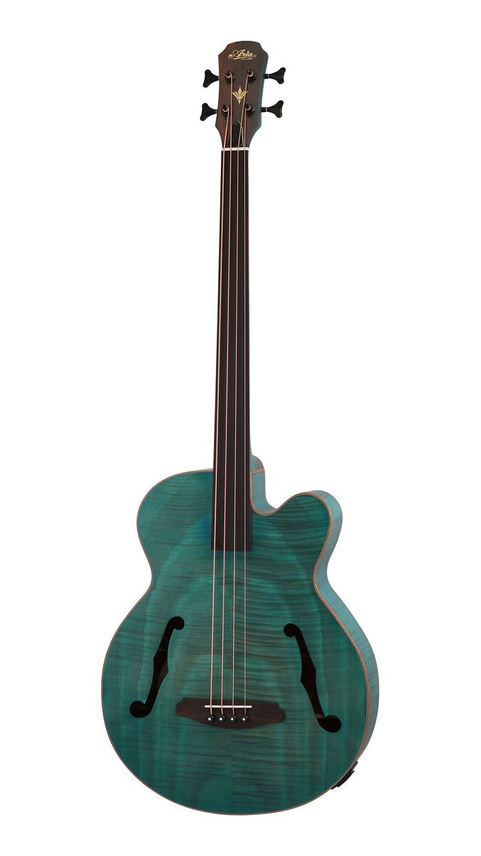 即決◆新品◆送料無料ARIA FEB-F2/FL STBL(Stained Blue) エレクトリック アコースティック ベース/ケース付拍卖