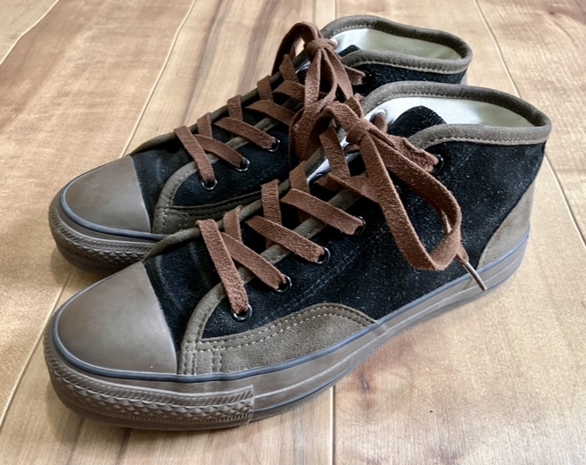 CONVERSE コンバース ミドルカットスニーカー ブラウン系 レアモデル 日本製拍卖