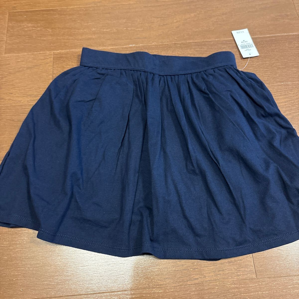 ★新品★GAP KIDS インナーパンツ付 スカート 定価2,200円 130 兼 120 紺 ミニスカート スコート拍卖