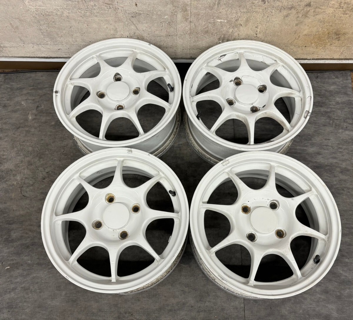 ホンダ インテグラ タイプR ホイール 4本セット 4穴 15×6JJ50 15インチ HONDA 純正 部品 パーツ 松拍卖