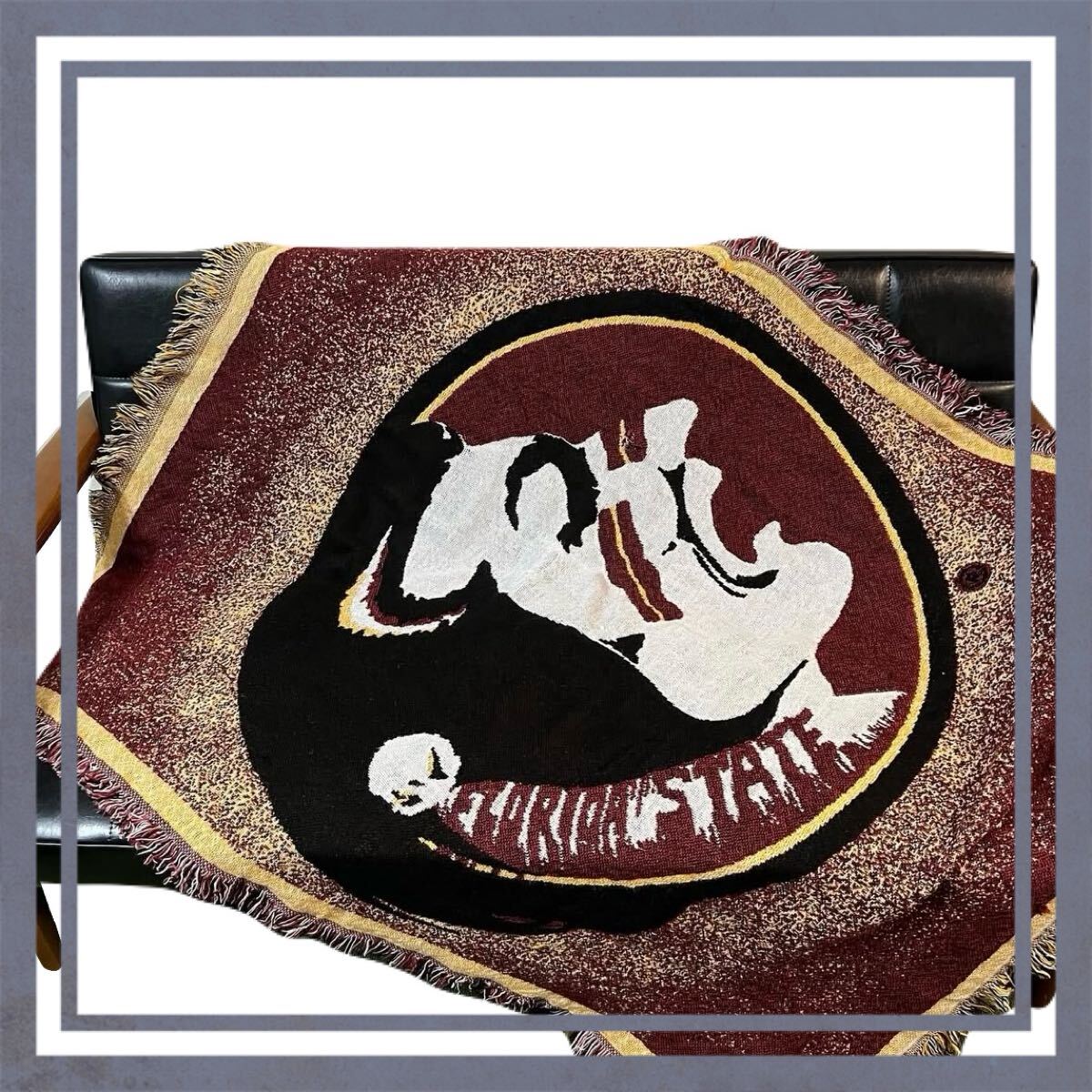 ネイティブ アメリカン フロリダ州立大学 セミノールズ ラグ 132×105拍卖