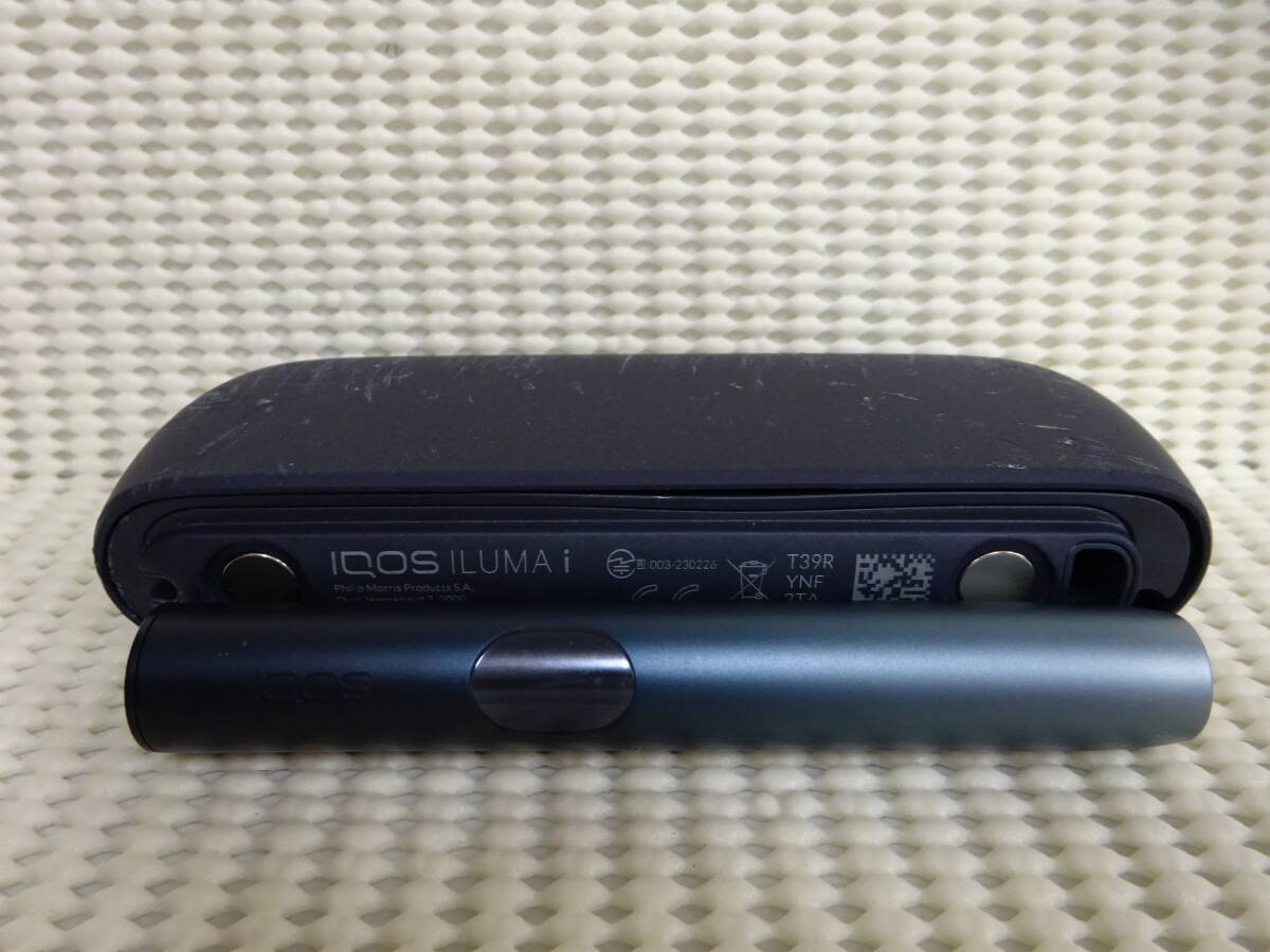 (M-643)IQOS ILUMA i アイコス イルマ アイ ミッドナイトブラック 型番M0022・M0010 加熱式 電子タバコ 通電確認済み 中古拍卖