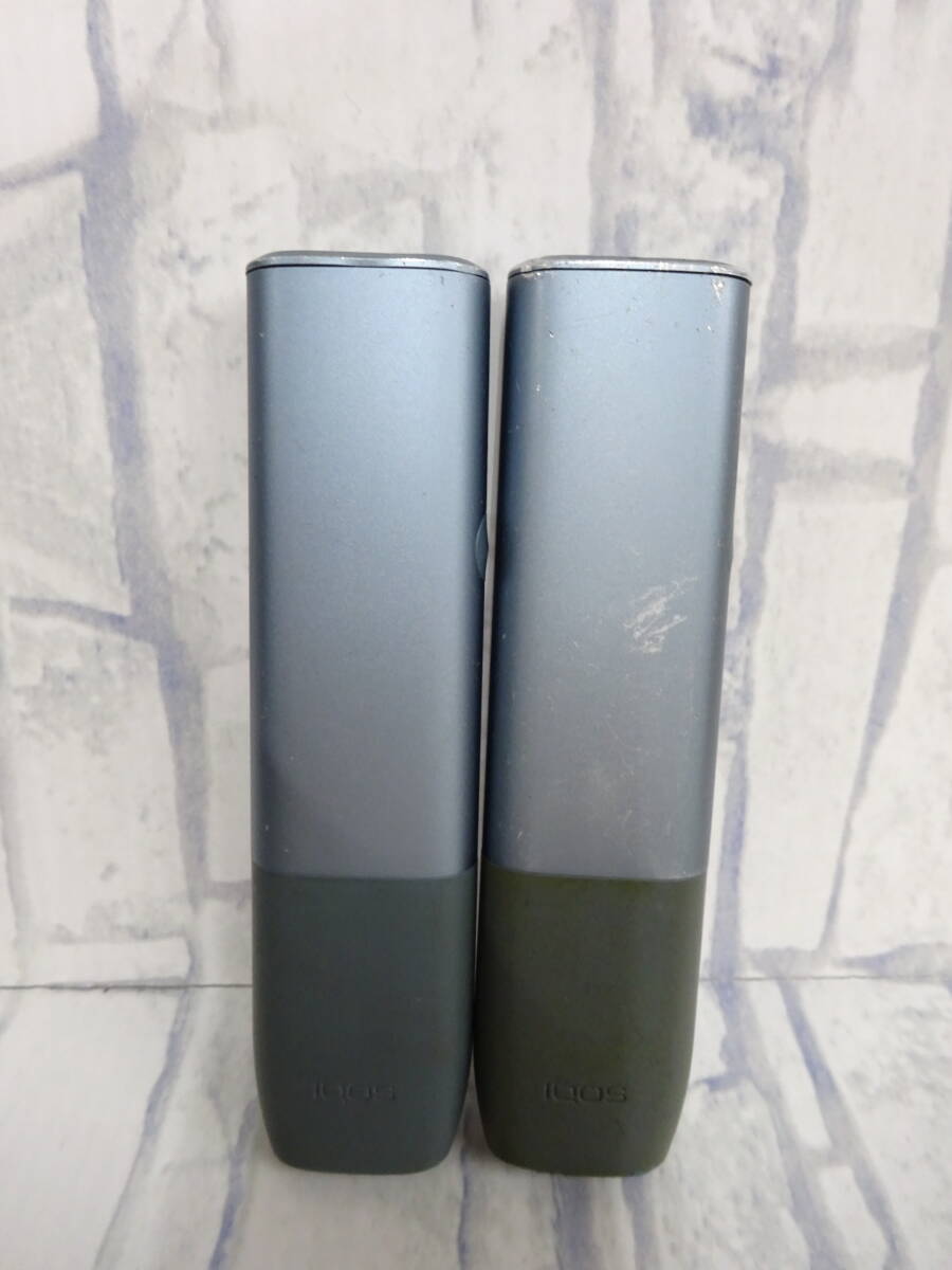 (M-564)IQOS ILUMA ONE アイコス イルマ ワン アズールブルー 2個セット 型番M0004 加熱式 電子タバコ 通電確認済み 中古拍卖