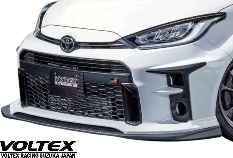 【M’s】 トヨタ GRヤリス 2020.9- VOLTEX フロントハーフスポイラー FRP 未塗装 ボルテックス エアロ パーツ 部品 カスタム GR YARIS YFF拍卖