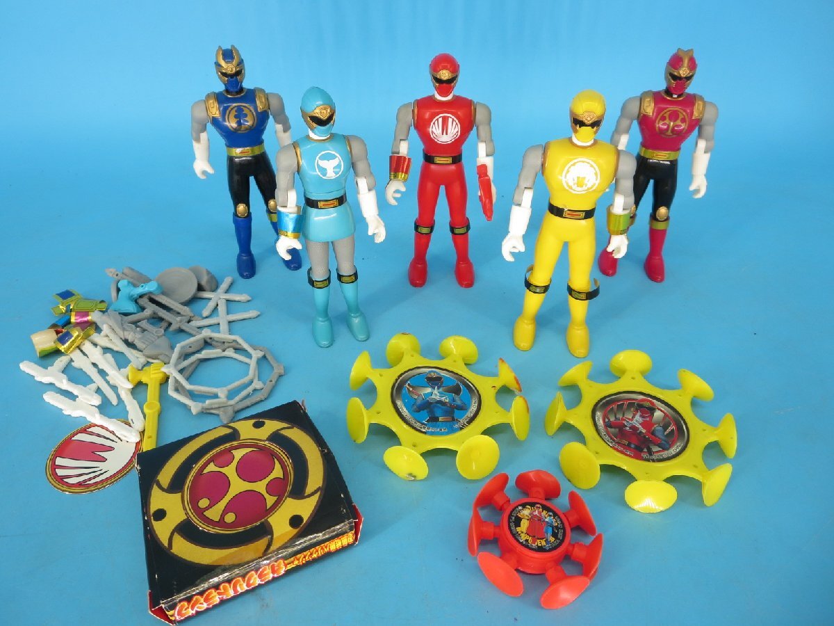 バンダイ 忍風戦隊 ハリケンジャー アクション フィギュア カラクリ トランプ 食玩 まとめて 現状品 梱包方法A (中 BWK13拍卖