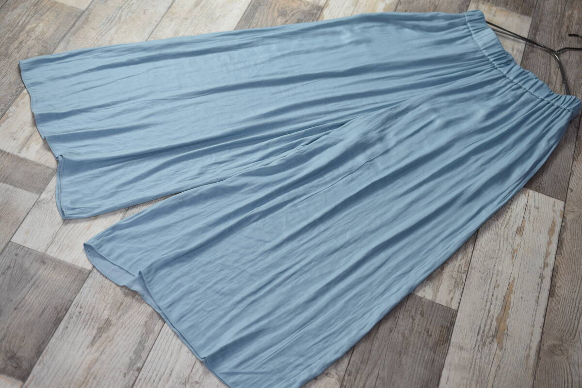 セオリーリュクス theoryluxe 薄手とろみイージーワイドガウチョパンツ サイズ38拍卖