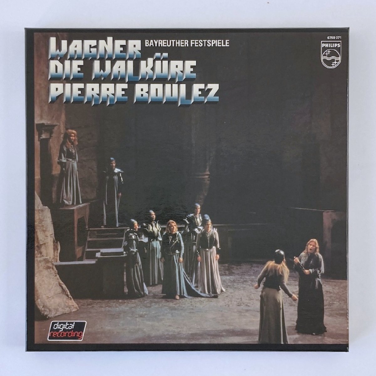 LP/ ブーレーズ / ワーグナー:楽劇「ヴァルキューレ」全曲 / オランダ盤 4枚組 BOX DIGITAL PHILIPS 6769071 5G10S拍卖