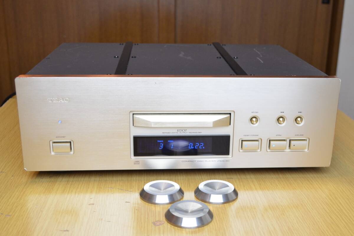 ◆メンテナンス済品◆TEAC ティアック VRDS-50 バージョンアップ版 【トレイベルト交換・電解コンデンサー交換】拍卖