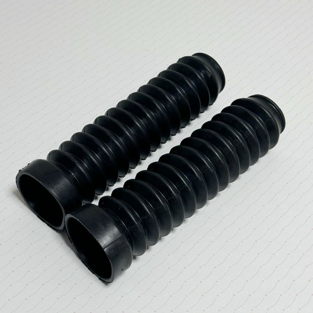 フロントフォークブーツ フォークカバー ヤマハ TW200 TW225 30mm ブラック 汎用 左右セット拍卖