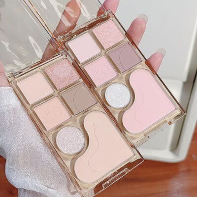 オールインワンメイクパレット アイシャドウ&チーク&ハイライト ワントーンメイク 時短 フルメイク マルチ 大人メイク 多幸感拍卖