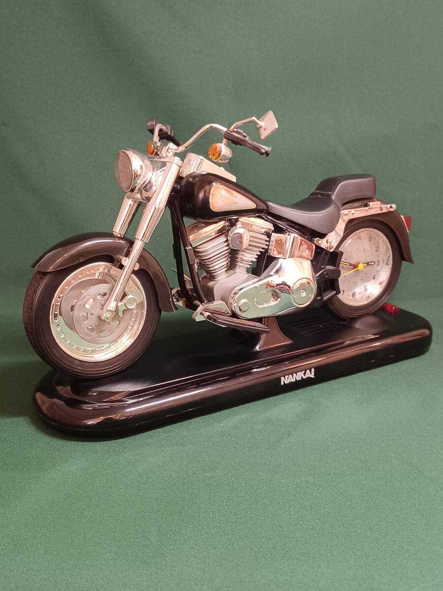 南海部品 NANKAI ハーレー? アメリカン アメリカンバイク チョッパー Vツイン V型エンジン 目覚まし時計 レア 入手困難 ◇M-116拍卖