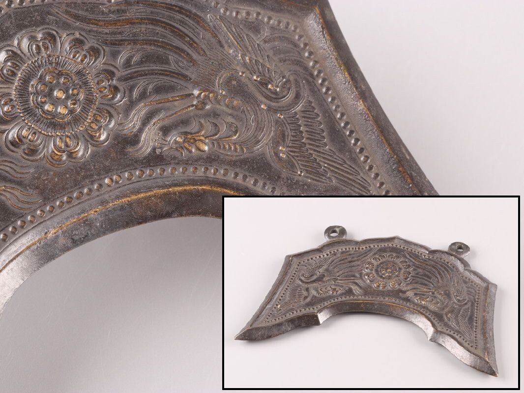仏教美術 密教法具 古銅造 磬 時代物 極上品 初だし品 D3727拍卖