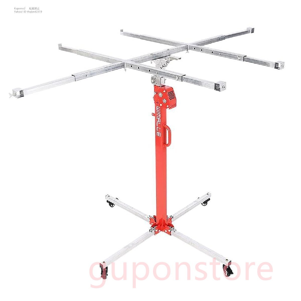 ドライウォールリフト ホイストジャッキリフター 石膏ボードリフト 乾式壁パネルホイスト 建設ツール ロック可能 キャスター付き 安定性拍卖