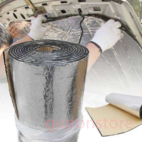 2954 4m×1m 絶縁プルーフマット オーディオノイズコントロールサウンド deadener 車熱シールド 防音発泡消音拍卖