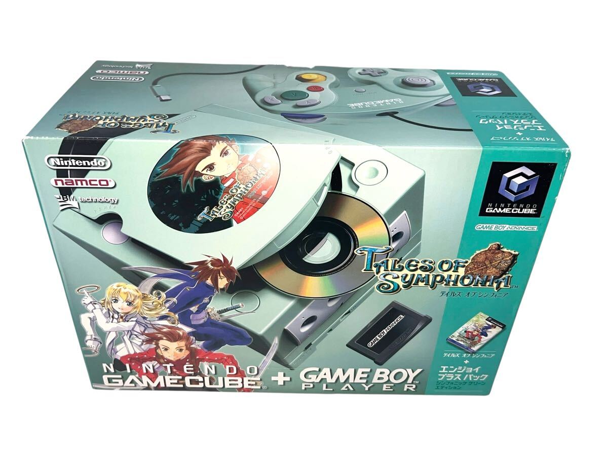 デッドストック 未使用品 ゲームキューブ 本体 テイルズオブシンフォニア シンフォニックグリーン拍卖